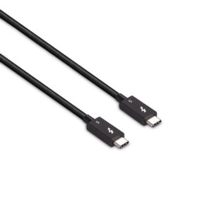 Lindy 31130 cable Thunderbolt 1 m 80 Gbit/s Negro Lindy 31130 cable Thunderbolt 1 m 80 Gbit/s Negro