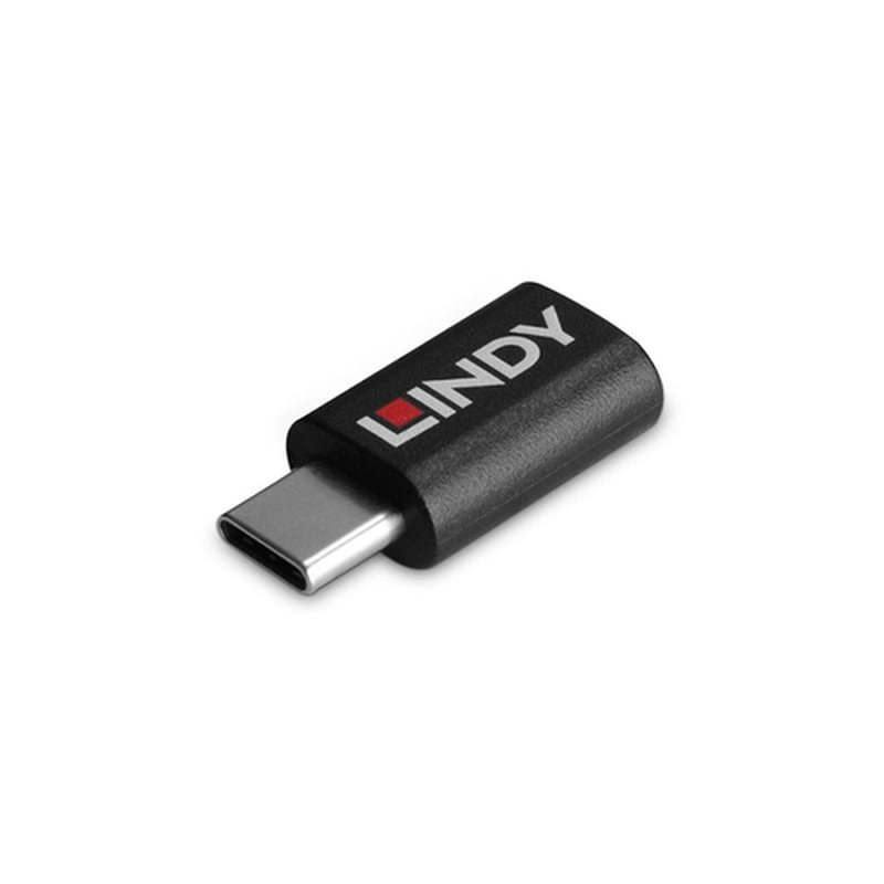 Lindy 71265 cambiador de género para cable USB Type C Negro - Imagen 5