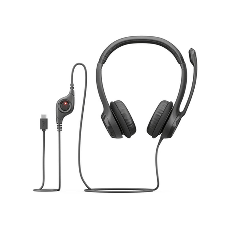 Logitech Auriculares con Cable H390 para PC/Portátil, Auriculares Estéreo con Micrófono con Supresión de Ruido, USB-C, Controles en línea, funciona con Chromebook Logitech Auriculares con Cable H390 para PC/Portátil, Auriculares Estéreo con Micrófono con Supresión de Ruido, USB-C, Controles en línea, funciona con Chromebook - Imagen 5