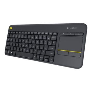 Logitech K400 Plus Tv teclado RF inalámbrico QWERTY Inglés Negro