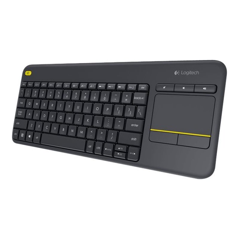 Logitech K400 Plus Tv teclado RF inalámbrico QWERTY Inglés Negro - Imagen 4