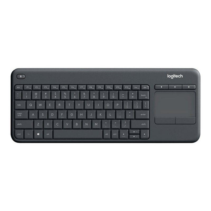 Logitech K400 Plus Tv teclado RF inalámbrico QWERTY Inglés Negro - Imagen 5