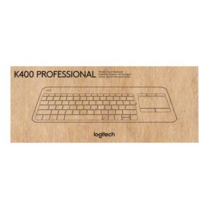 Logitech K400 Plus Tv teclado RF inalámbrico QWERTY Inglés Negro