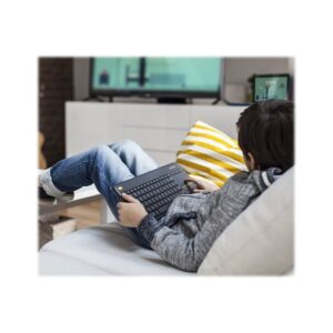 Logitech K400 Plus Tv teclado RF inalámbrico QWERTY Inglés Negro