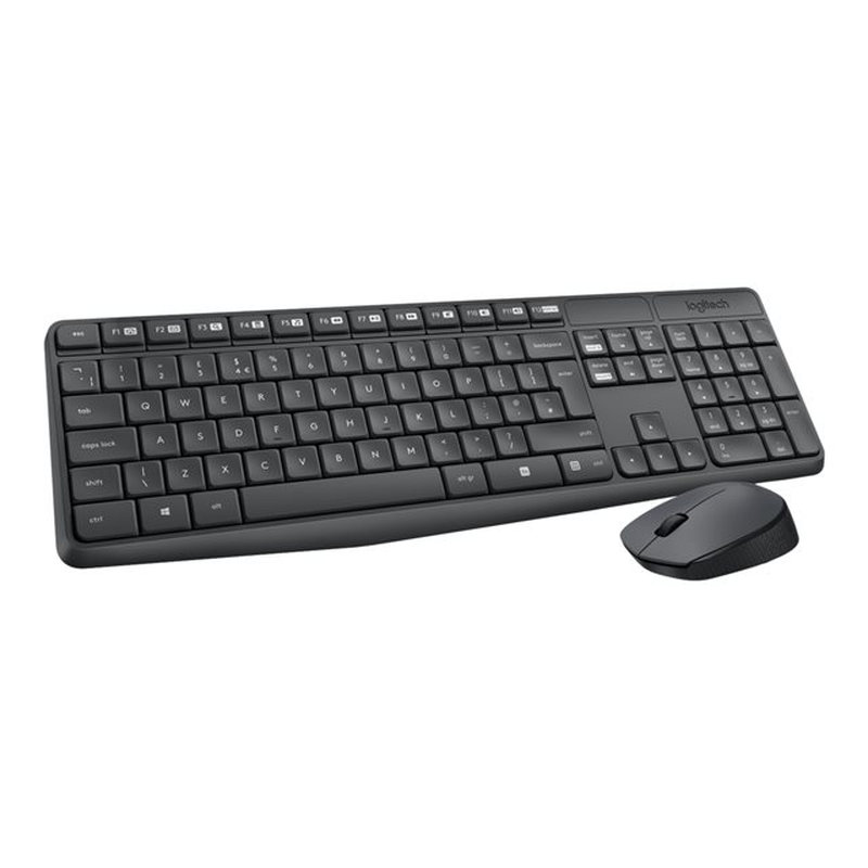 Logitech MK235 teclado Ratón incluido USB AZERTY Francés Gris Logitech MK235 teclado Ratón incluido USB AZERTY Francés Gris - Imagen 4