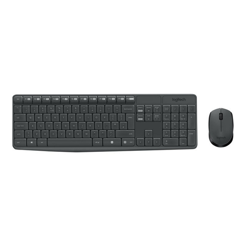 Logitech MK235 teclado Ratón incluido USB AZERTY Francés Gris Logitech MK235 teclado Ratón incluido USB AZERTY Francés Gris - Imagen 6