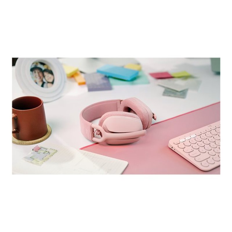 Logitech Zone Vibe 100 Auriculares Inalámbrico Diadema Llamadas/Música Bluetooth Rosa - Imagen 11