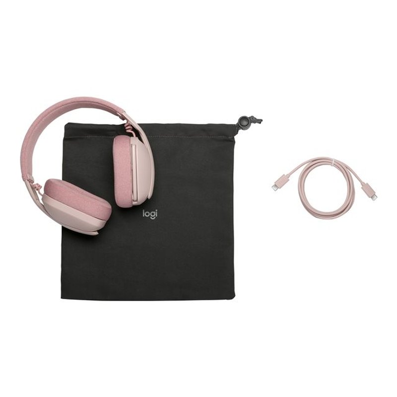 Logitech Zone Vibe 100 Auriculares Inalámbrico Diadema Llamadas/Música Bluetooth Rosa - Imagen 9