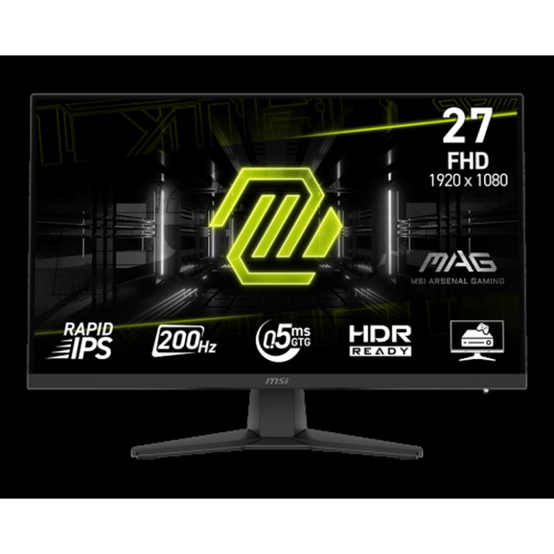 MSI MAG 272F pantalla para PC 68,6 cm (27") 1920 x 1080 Pixeles Full HD Negro