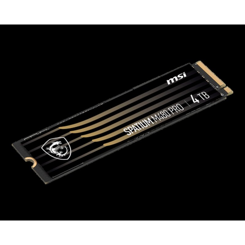 MSI SPATIUM M480 PRO PCIE 4.0 NVME M.2 4TB unidad de estado sólido PCI Express 4.0 3D NAND - Imagen 4