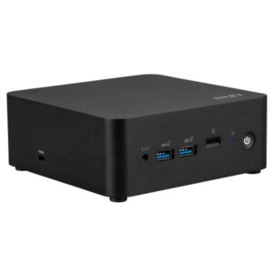 MSI CUBI NUC 1MG-216ES PCs/estación de trabajo Intel Core 5 120U 16 GB DDR5-SDRAM 512 GB SSD Windows 11 Pro Mini PC Negro