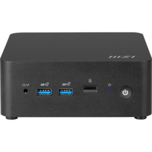 MSI CUBI NUC 1MG-216ES PCs/estación de trabajo Intel Core 5 120U 16 GB DDR5-SDRAM 512 GB SSD Windows 11 Pro Mini PC Negro