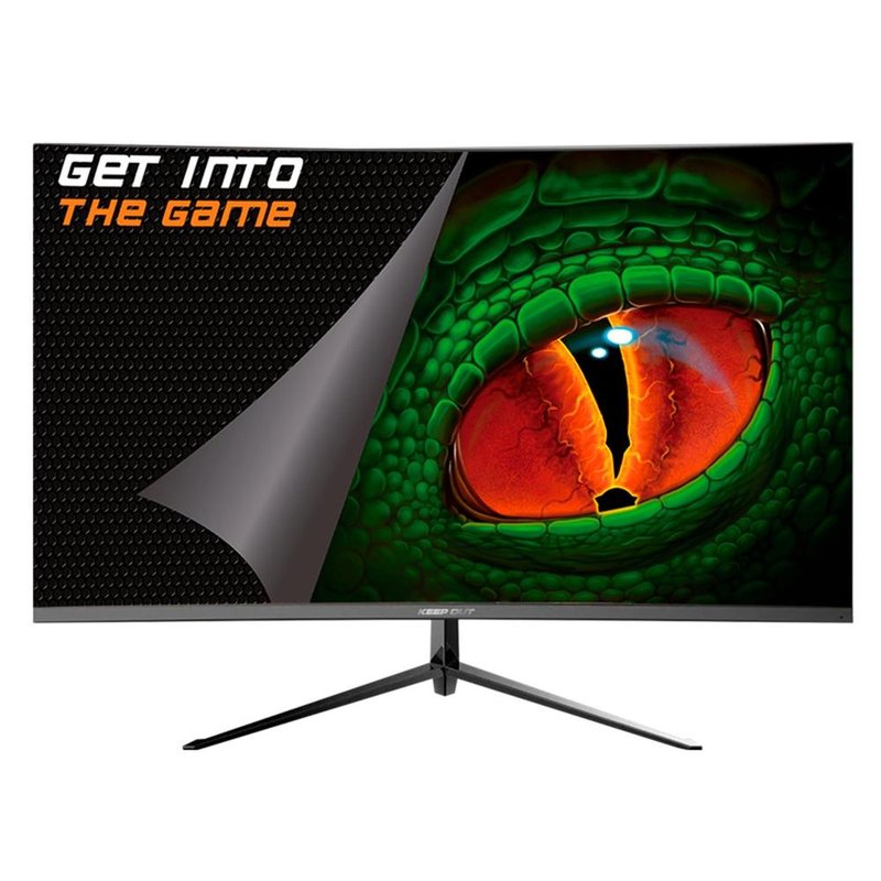 MONITOR KEEP OUT 27" FHD XGM27CV3 CURVO 1920X1080 1MS 120HZ HDMI VGA BLACK MONITOR KEEP OUT 27" FHD XGM27CV3 CURVO 1920X1080 1MS 120HZ HDMI VGA BLACK