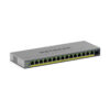 NETGEAR GS116EPP Gestionado L2/L3 Gigabit Ethernet (10/100/1000) Energía sobre Ethernet (PoE) Gris