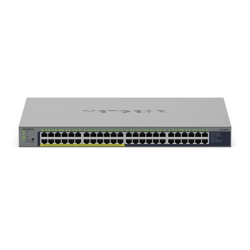 NETGEAR GS748PP No administrado Gigabit Ethernet (10/100/1000) Energía sobre Ethernet (PoE) Gris NETGEAR GS748PP No administrado Gigabit Ethernet (10/100/1000) Energía sobre Ethernet (PoE) Gris