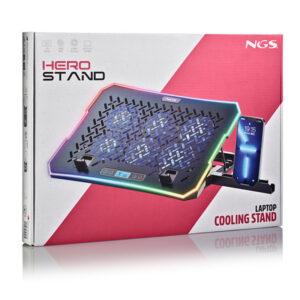 NGS HERO STAND almohadilla fría 39,6 cm (15.6") 2400 RPM Negro