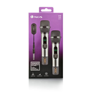 NGS SINGER STAR DUO Negro Micrófono vocal