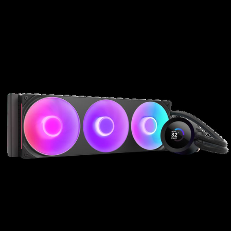 NZXT Kraken Plus 360 RGB Procesador Sistema de refrigeración líquida todo en uno Negro 1 pieza(s)