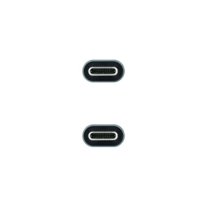 Nanocable 10.01.4303 cable USB 3 m USB 3.2 Gen 2 (3.1 Gen 2) USB C Negro, Gris Nanocable 10.01.4303 cable USB 3 m USB 3.2 Gen 2 (3.1 Gen 2) USB C Negro, Gris - Imagen 3
