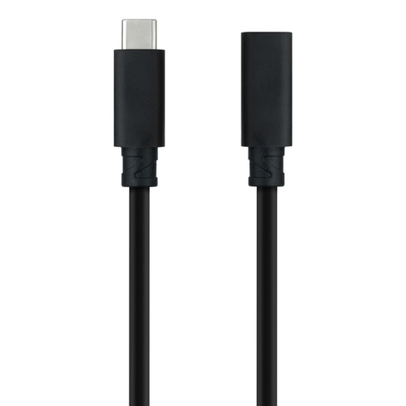 Nanocable 10.01.4501 cable USB USB 3.2 Gen 2x2 1 m USB C Negro Nanocable 10.01.4501 cable USB USB 3.2 Gen 2x2 1 m USB C Negro - Imagen 2