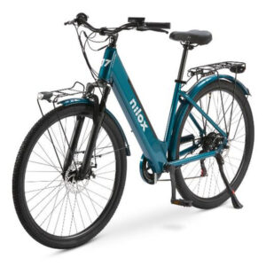 Nilox NXEBJ7GR bicicleta eléctrica Verde Aluminio 71,1 cm (28") 27,5 kg Litio