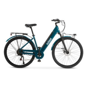 Nilox NXEBJ7GR bicicleta eléctrica Verde Aluminio 71,1 cm (28") 27,5 kg Litio