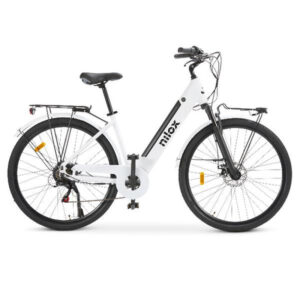 Nilox NXEBJ7WH bicicleta eléctrica Blanco Aluminio 71,1 cm (28") 27,5 kg Litio