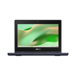 ASUS Chromebook CR11 Flip CR1104FTA-NS0093 - Ordenador Portátil 11.6" HD (Intel N N150, 4GB RAM, 32GB eMMC, Graphics, ChromeOS) Gris Mineral - Teclado QWERTY español