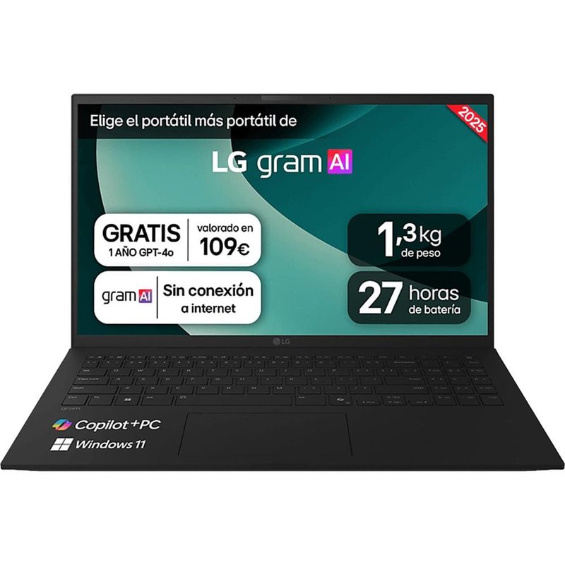 PORTATIL LG GRAM R5-340 16GB 1TB 15"FHD W11H PORTATIL LG GRAM R5-340 16GB 1TB 15"FHD W11H