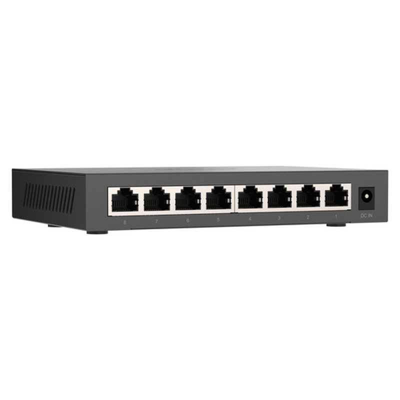QNAP QSW-1108-8T-R2 switch No administrado 2.5G Ethernet (100/1000/2500) Escritorio Negro QNAP QSW-1108-8T-R2 switch No administrado 2.5G Ethernet (100/1000/2500) Escritorio Negro - Imagen 2