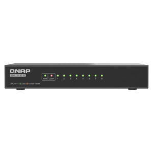 QNAP QSW-1108-8T-R2 switch No administrado 2.5G Ethernet (100/1000/2500) Escritorio Negro QNAP QSW-1108-8T-R2 switch No administrado 2.5G Ethernet (100/1000/2500) Escritorio Negro