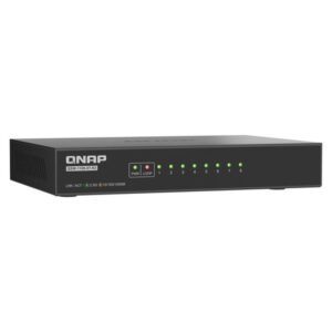 QNAP QSW-1108-8T-R2 switch No administrado 2.5G Ethernet (100/1000/2500) Escritorio Negro QNAP QSW-1108-8T-R2 switch No administrado 2.5G Ethernet (100/1000/2500) Escritorio Negro