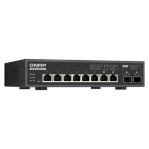 QNAP QSW-L3208-2C6T switch Gestionado 10G Ethernet (100/1000/10000) Escritorio Negro QNAP QSW-L3208-2C6T switch Gestionado 10G Ethernet (100/1000/10000) Escritorio Negro