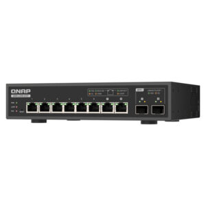 QNAP QSW-L3208-2C6T switch Gestionado 10G Ethernet (100/1000/10000) Escritorio Negro
