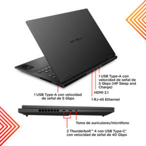 Reacondicionado | HP OMEN 16-wd0011ns Intel® Core™ i7 i7-13620H Portátil 40,9 cm (16.1") Full HD 32 GB DDR5-SDRAM 1 TB SSD NVIDIA GeForce RTX 4060 Wi-Fi 6E (802.11ax) FreeDOS Negro