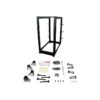 Reacondicionado | StarTech.com Rack de Marco Abierto con Profundidad Ajustable de 4 Columnas 25U y 19 Pulgadas con Ruedas/Niveladores y Anillas de Gestión de Cableado - Armario Rack Autoportante con Ruedas - (4POSTRACK25U)
