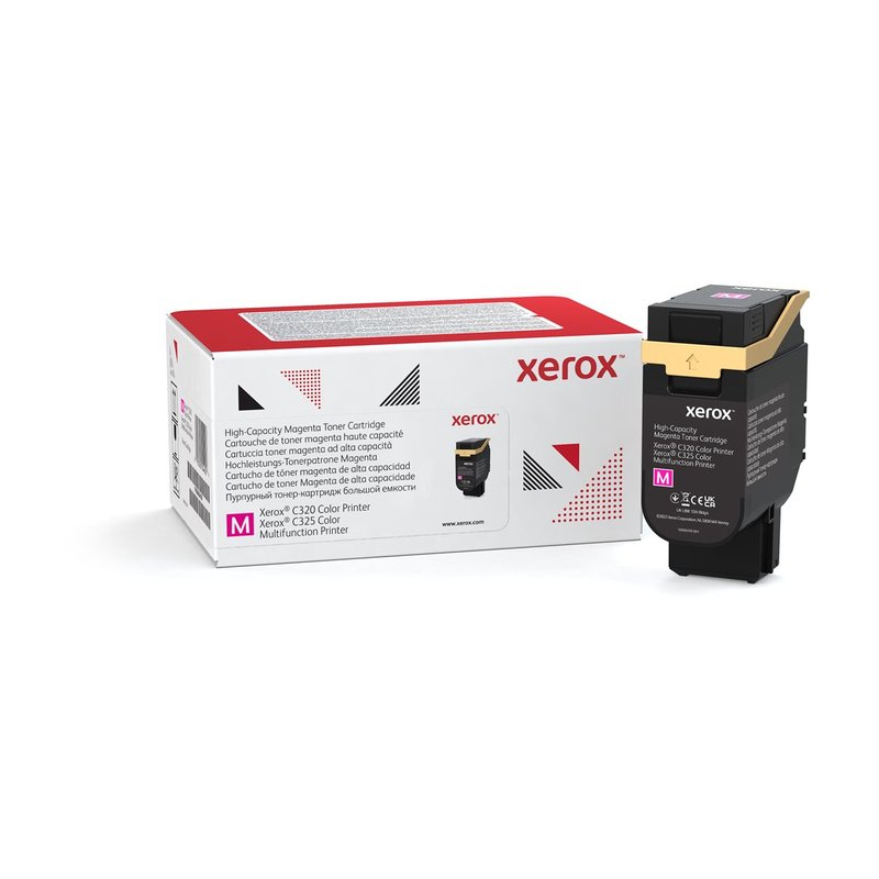 Reacondicionado | Xerox C320/C325 Cartucho de tóner magenta de alta capacidad (5500 páginas) Reacondicionado | Xerox C320/C325 Cartucho de tóner magenta de alta capacidad (5500 páginas)