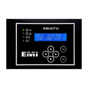 Salicru EMi3 M 15-2 regulador de voltaje 0 salidas AC 220/230/240 V Negro Salicru EMi3 M 15-2 regulador de voltaje 0 salidas AC 220/230/240 V Negro