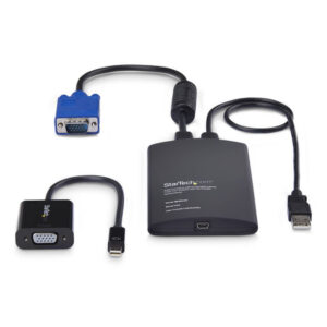StarTech.com Adaptador Crash Cart USB a VGA/ Mini DisplayPort para Portátil - Consola KVM de Portátil - Transferencia de Ficheros - Captura de Vídeo - TAA StarTech.com Adaptador Crash Cart USB a VGA/ Mini DisplayPort para Portátil - Consola KVM de Portátil - Transferencia de Ficheros - Captura de Vídeo - TAA
