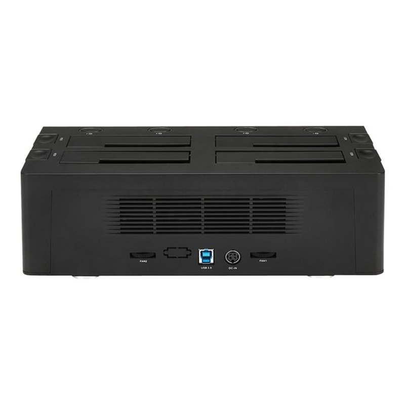 StarTech.com Base de Acoplamiento USB 3.0 de 4 Bahías SATA - Docking Station USB de Discos Duros o SSD SATA III de 2,5/3,5" - de Intercambio en Caliente - Carga Superior - Imagen 3