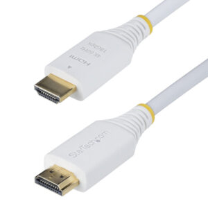Alternative view of StarTech.com Cable HDMI Premium Certificado Alta Velocidad de 3m - Cable HDMI UHD - 4K 60Hz/1440p 144Hz - HDR10/HDCP 2.2/ARC - 18Gb - Cable HDMI 2.0 - Recubrimiento de TPE - Blanco