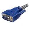 StarTech.com Cable KVM Ultra Thin Delgado de 3m VGA USB HD15 2-en-1 para uso en Conmutador Switch KVM
