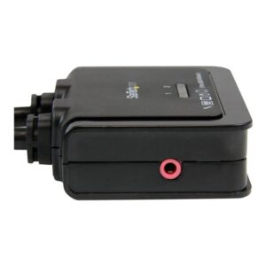 StarTech.com Conmutador Switch KVM 2 puertos HDMI USB Audio con Cables Integrados - 1080p