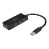 StarTech.com Hub Concentrador Portátil USB 3.0 SuperSpeed de 4 Puertos de 5Gbps con Carga Rápida - Ladrón USB 3.1 Gen 1 Tipo A - Alimentado por el Bus USB o Autoalimentado - Negro StarTech.com Hub Concentrador Portátil USB 3.0 SuperSpeed de 4 Puertos de 5Gbps con Carga Rápida - Ladrón USB 3.1 Gen 1 Tipo A - Alimentado por el Bus USB o Autoalimentado - Negro