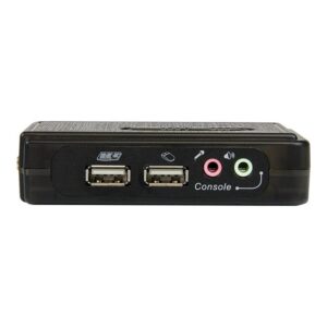 StarTech.com Juego de Conmutador KVM de 2 puertos con todo incluido - USB - Audio y Vídeo VGA StarTech.com Juego de Conmutador KVM de 2 puertos con todo incluido - USB - Audio y Vídeo VGA