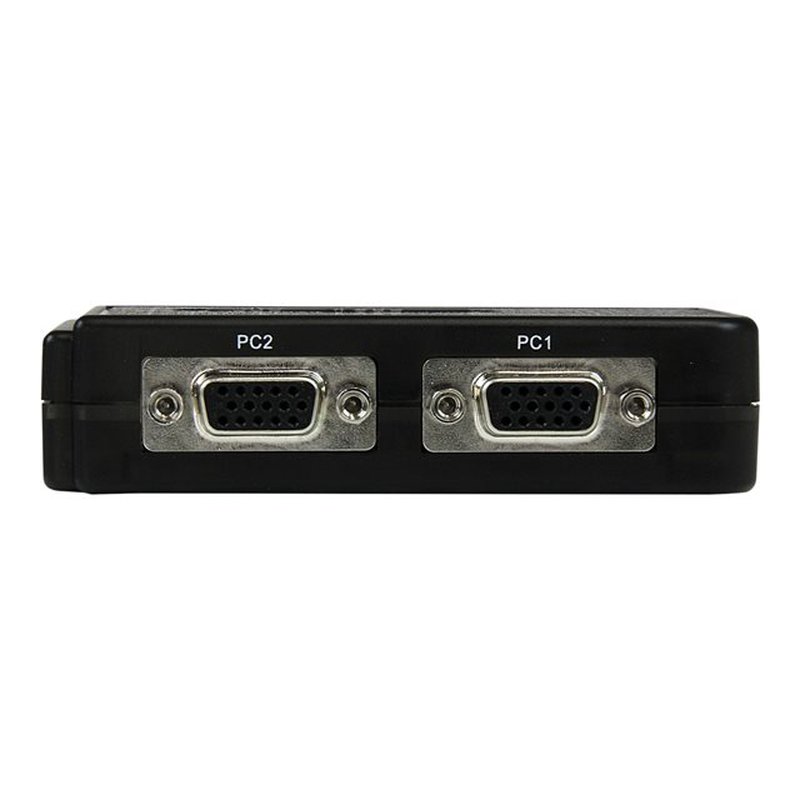 StarTech.com Juego de Conmutador KVM de 2 puertos con todo incluido - USB - Audio y Vídeo VGA StarTech.com Juego de Conmutador KVM de 2 puertos con todo incluido - USB - Audio y Vídeo VGA - Imagen 3