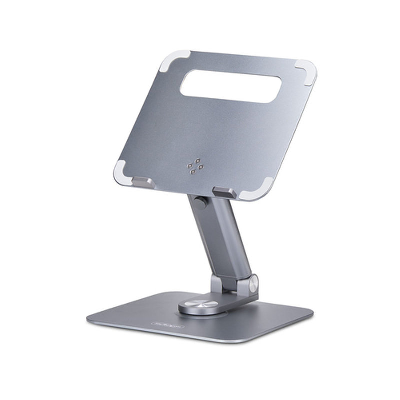 StarTech.com Soporte Elevador Telescópico de Ordenador Portátil - Base Giratoria de 360 Grados - Base Giratoria de Ordenador para Escritorio - Altura e Inclinación Ajustable - Máx. 5kg - Aluminio StarTech.com Soporte Elevador Telescópico de Ordenador Portátil - Base Giratoria de 360 Grados - Base Giratoria de Ordenador para Escritorio - Altura e Inclinación Ajustable - Máx. 5kg - Aluminio
