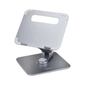 StarTech.com Soporte Elevador Telescópico de Ordenador Portátil - Base Giratoria de 360 Grados - Base Giratoria de Ordenador para Escritorio - Altura e Inclinación Ajustable - Máx. 5kg - Aluminio StarTech.com Soporte Elevador Telescópico de Ordenador Portátil - Base Giratoria de 360 Grados - Base Giratoria de Ordenador para Escritorio - Altura e Inclinación Ajustable - Máx. 5kg - Aluminio