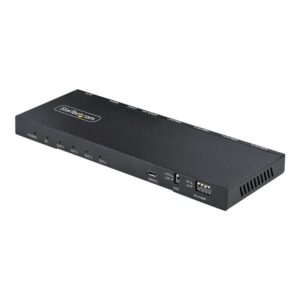 Alternative view of StarTech.com Splitter Divisor HDMI de 4 Puertos, Vídeo HDMI 2.0 de 4K a 60Hz, Multiplicador HDMI 4K con Escalador incorporado, HDMI de 1 Entrada y 4 Salidas, Audio 3,5 mm