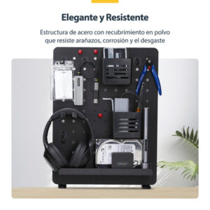 StarTech.com Tablero Perforado de Sobremesa con Abrazadera - Panel Perforado Metalico - Organizador de Acero con Accesorios para Escritorio - 420 x 320mm - Negro StarTech.com Tablero Perforado de Sobremesa con Abrazadera - Panel Perforado Metalico - Organizador de Acero con Accesorios para Escritorio - 420 x 320mm - Negro